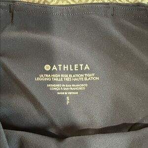 Athleta Ultra High Rise Elation Tight Leggings - Black